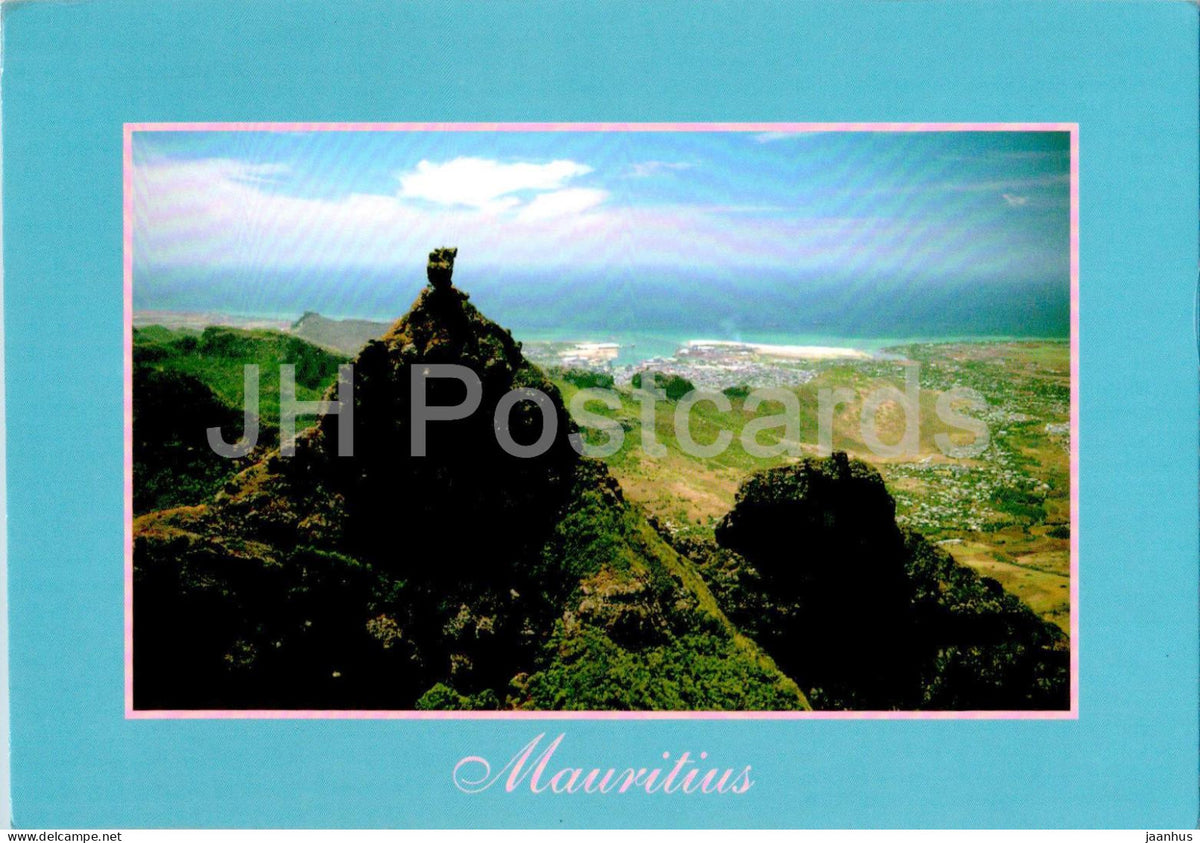 Le Pieter Both Surveille Port Louis Au Loin - 1996 - Mauritius - used - JH Postcards