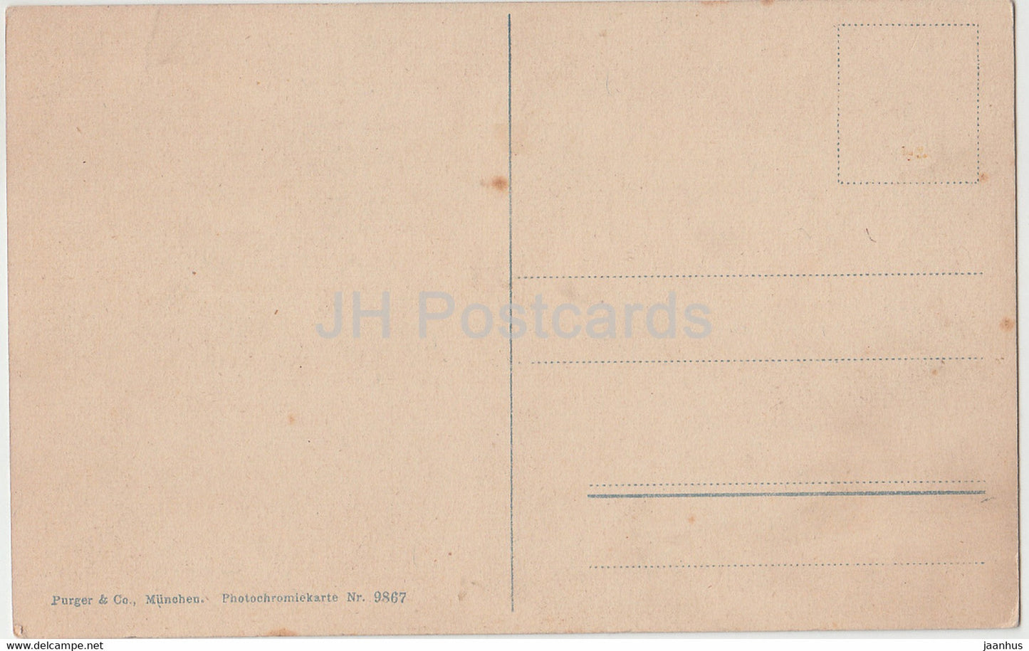 Bad Reichenhall mit Hochstaufen 1771 m - 9867 - old postcard - Germany - unused