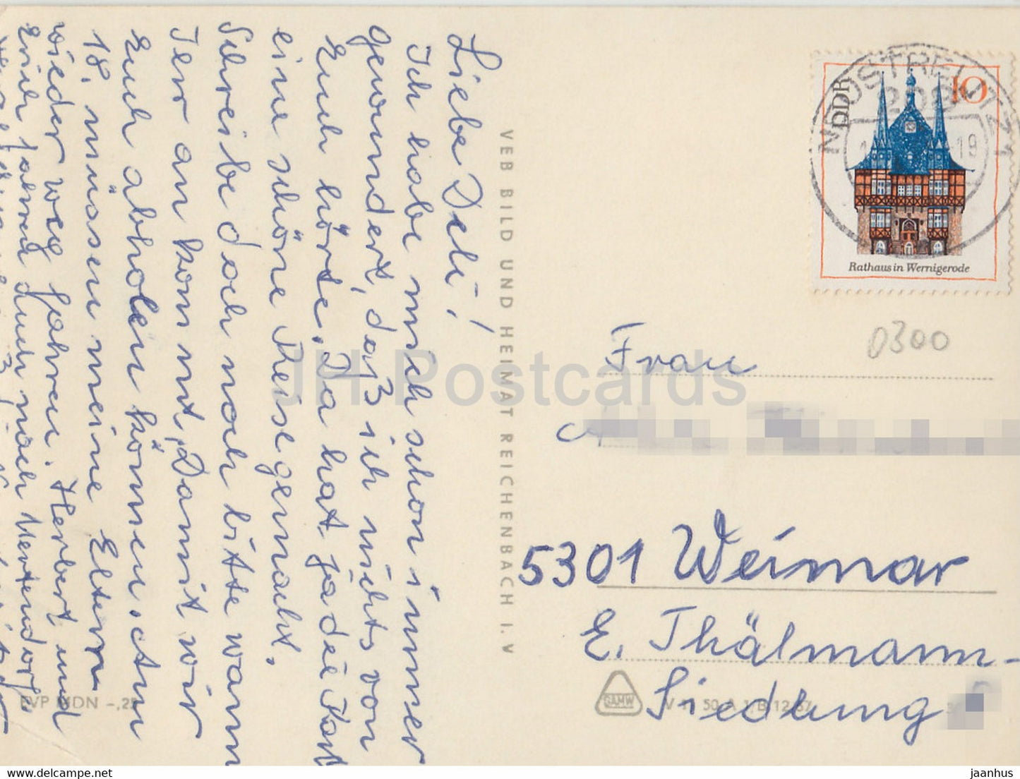 Neustrelitz - Marktplatz - Im Stadpark - Am Zierker See - Friedrich Wolf Theater - théâtre - Allemagne DDR - utilisé