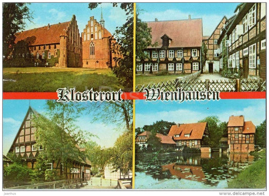 Klosterort Wienhausen - Germany - 1987 gelaufen - JH Postcards