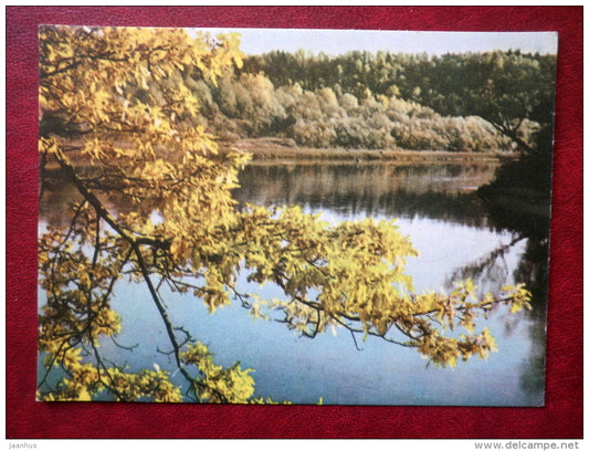 Bend of the Gauja river - Sigulda - Latvia USSR - unused - JH Postcards