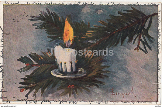 Christmas Greeting Card - Herzlichen Weihnachtsgruss - Novitas - 90101 - old postcard - 1922 - Germany - used - JH Postcards