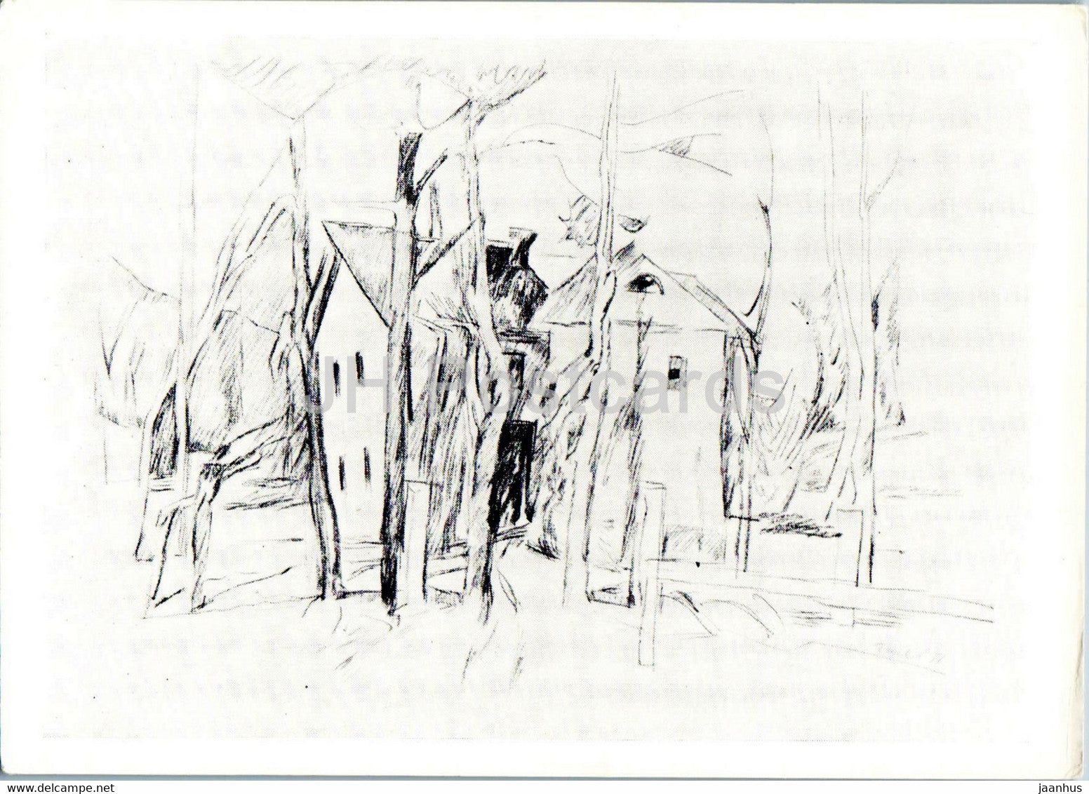 illustration by V. Goryaev - At Mamontov - Russian art - Russia USSR - unused - JH Postcards