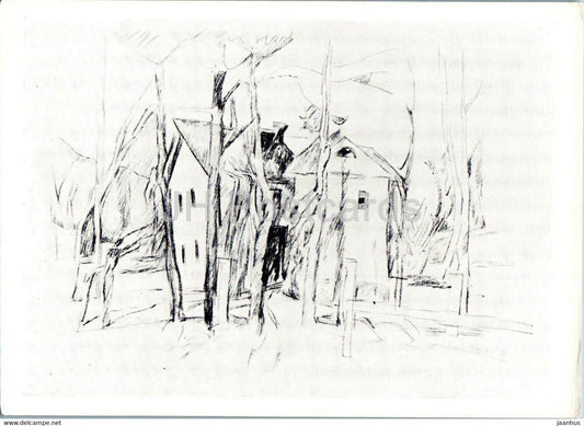 illustration by V. Goryaev - At Mamontov - Russian art - Russia USSR - unused - JH Postcards