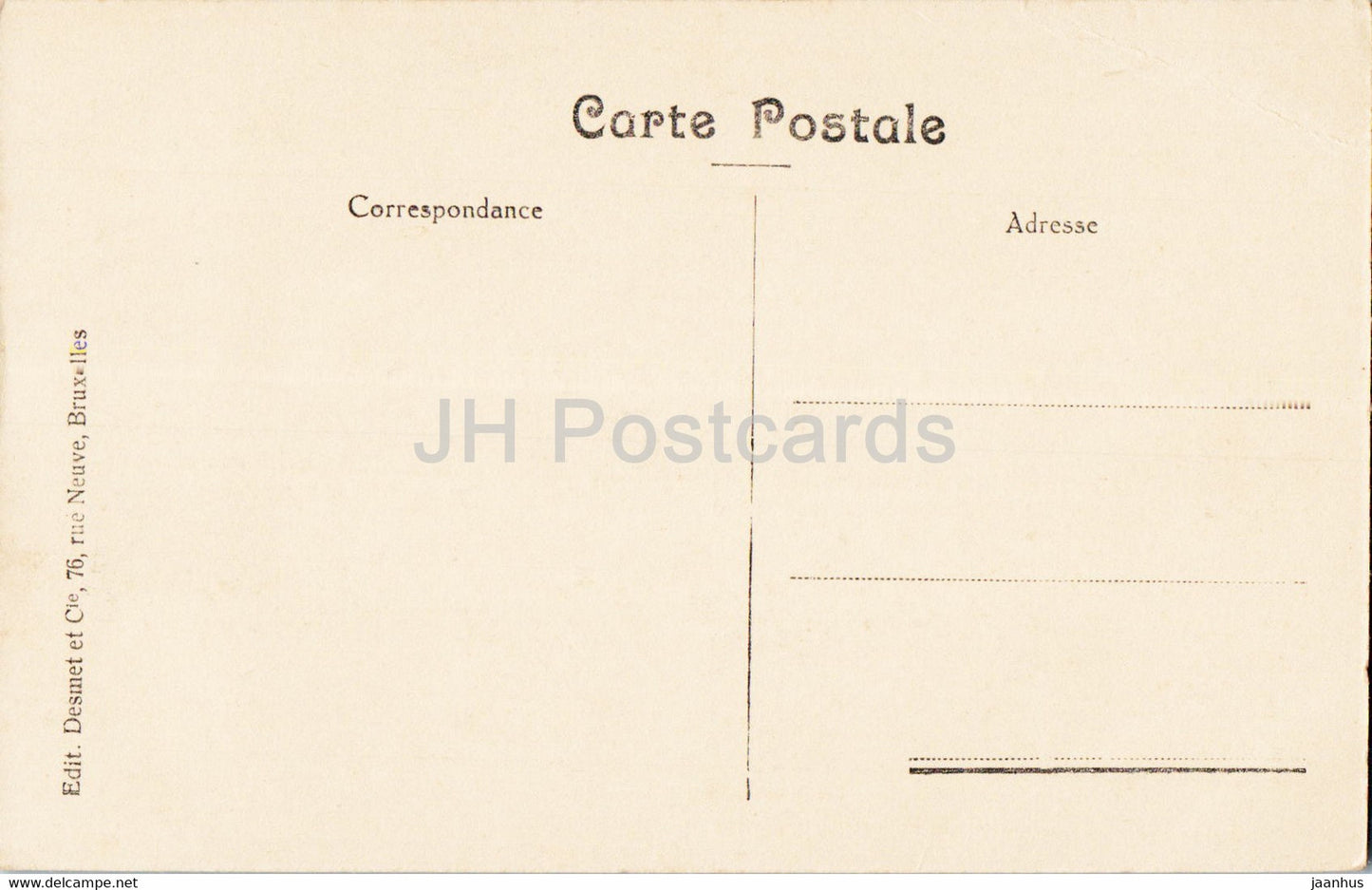 Bruxelles - Bruxelles - Palais du Roi - carte postale ancienne - Belgique - inutilisée