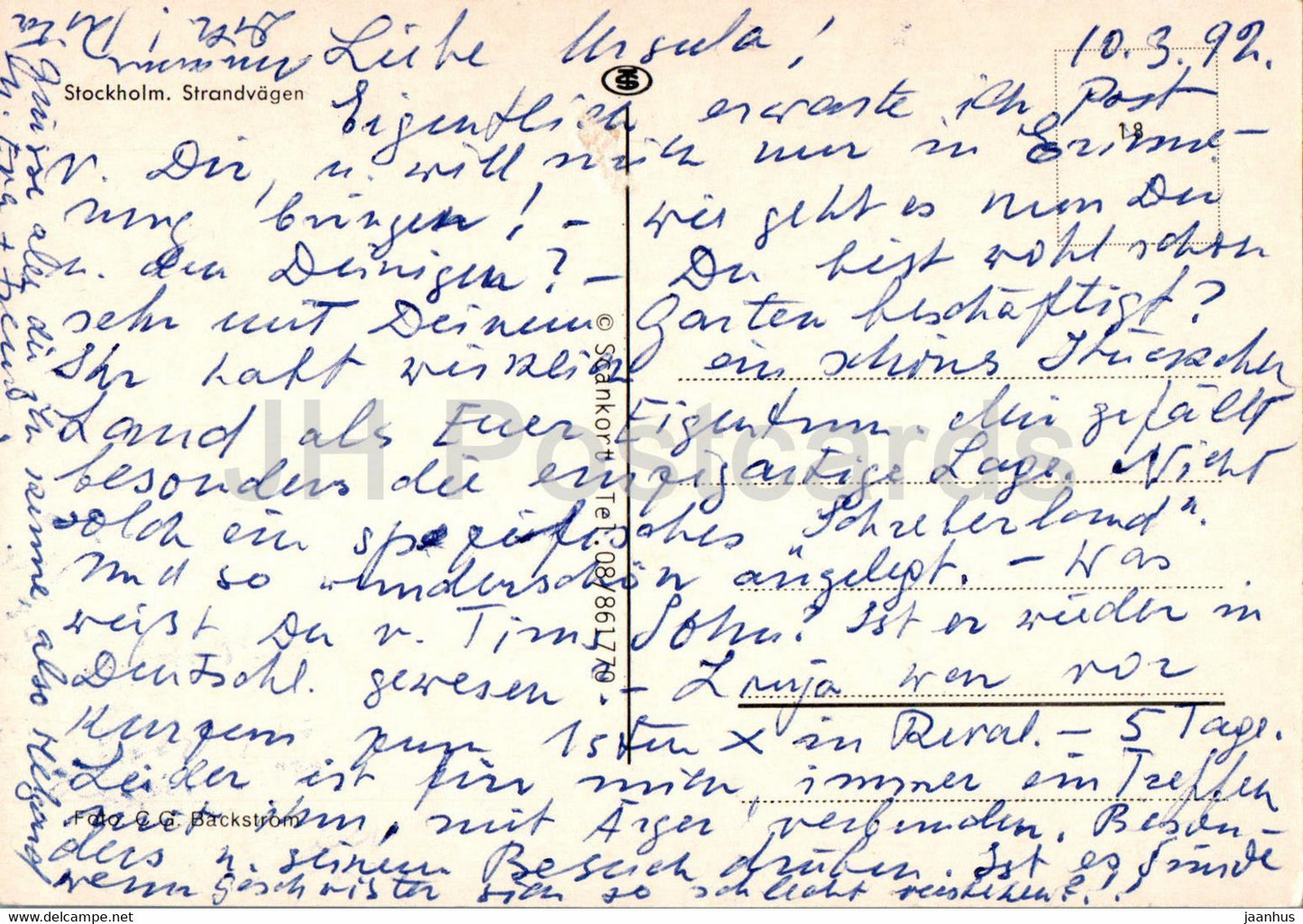 Stockholm - Strandvagen - boat - Sweden - used