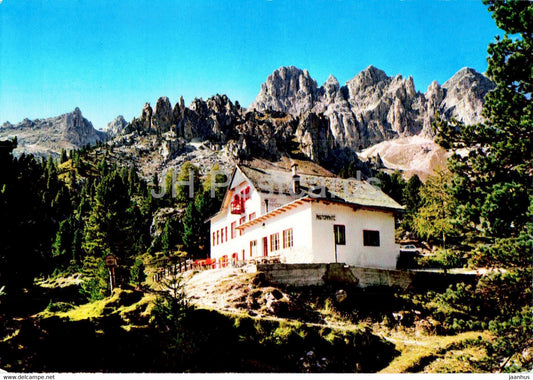 Rifugio Catinaccio 1960 m - Gruppo del Catinaccio - Dolomiti di Fassa - 3964 - Italy - used - JH Postcards