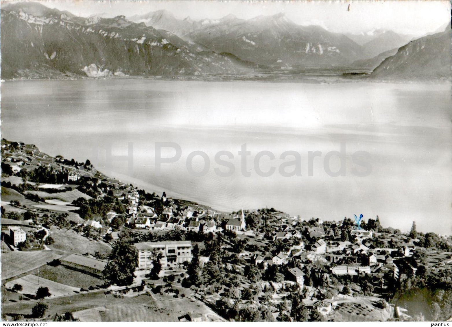 hotel Victoria Chexbres - old postcard - 1955 - Switzerland - used - JH Postcards