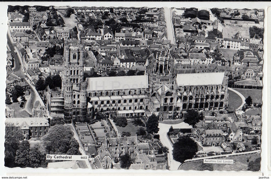 Ely Cathedral - 6652 - 1961 - United Kingdom - England - used - JH Postcards