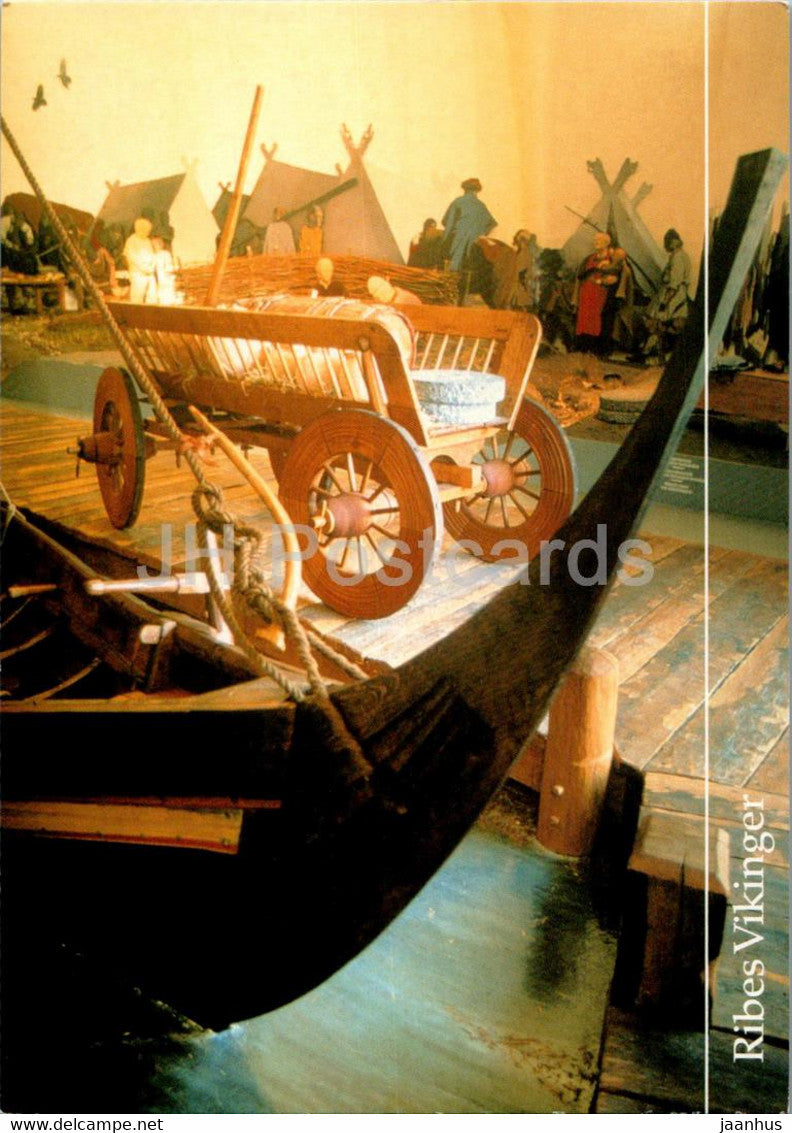 Ribes Vikinger Museum - Oplevelseshallen - adventure hall - ship - Denmark - unused - JH Postcards