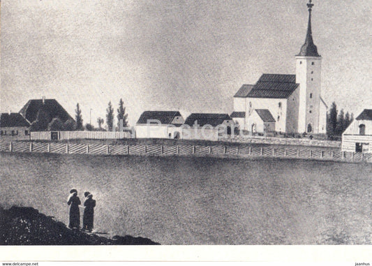 Koeru - Chapel of the Baer family - church - 1976 - Estonia USSR - unused - JH Postcards