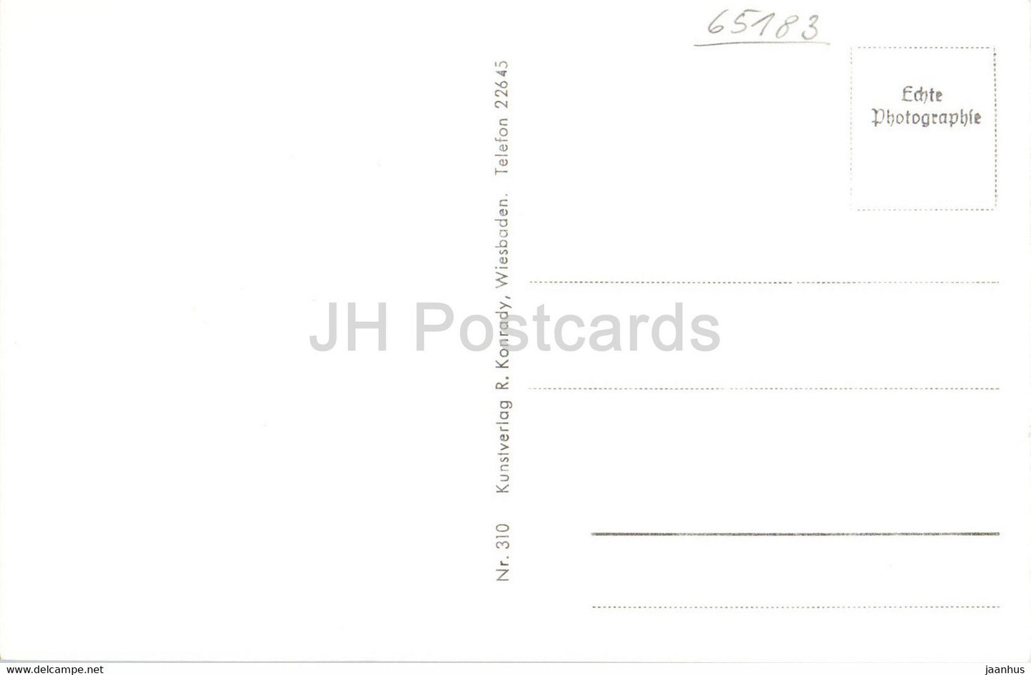 Wiesbaden - Kurhaus - 310 - old postcard - Germany - unused