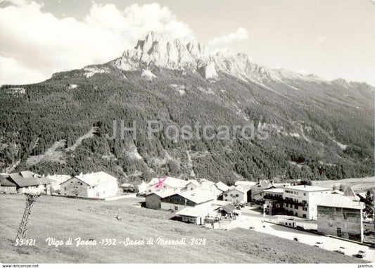 Vigo di Fassa - Sasso di Mezzodi - old postcard - Italy - used - JH Postcards