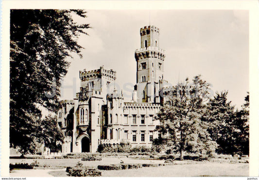 Zamek Hluboka - castle - Czech Repubic - Czechoslovakia - unused - JH Postcards