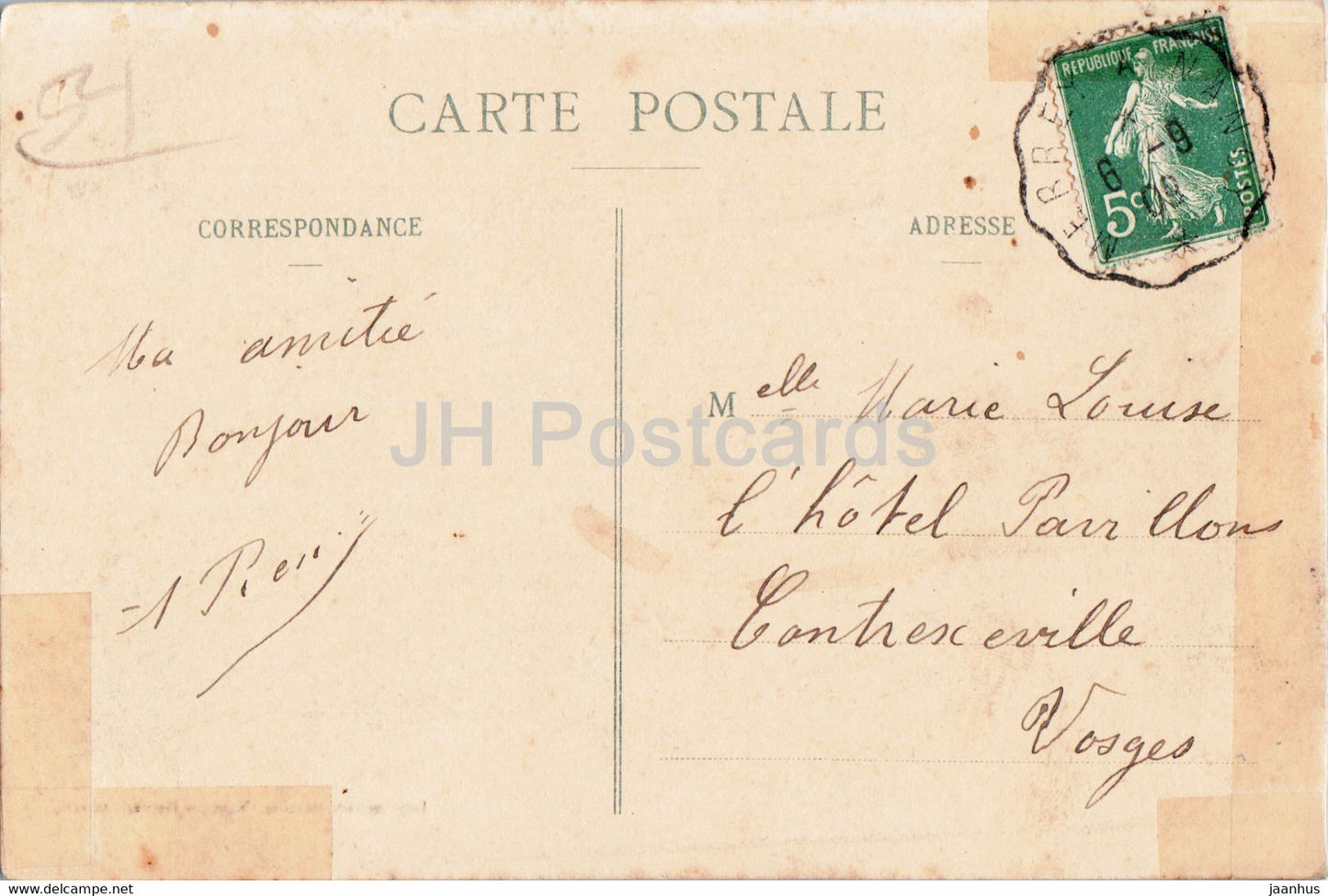 Exposition de Nancy - Les Palais - 5 - 1 - old postcard - 1909 - France - used
