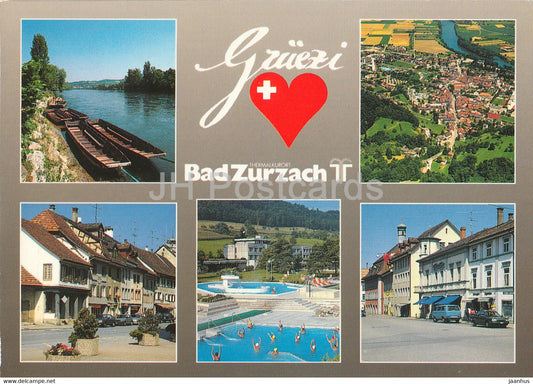 Gruezi - Bad Zurzach - Thermalkurort - multiview - 15589 - 1991 - Switzerland - used - JH Postcards