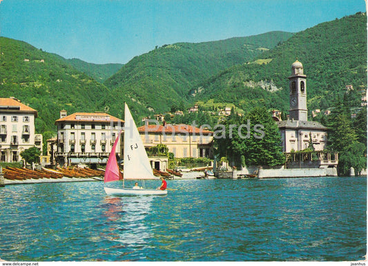 Lago di Como - Cenobbio - Comersee - sailing boat - 1978 - Italy - used - JH Postcards