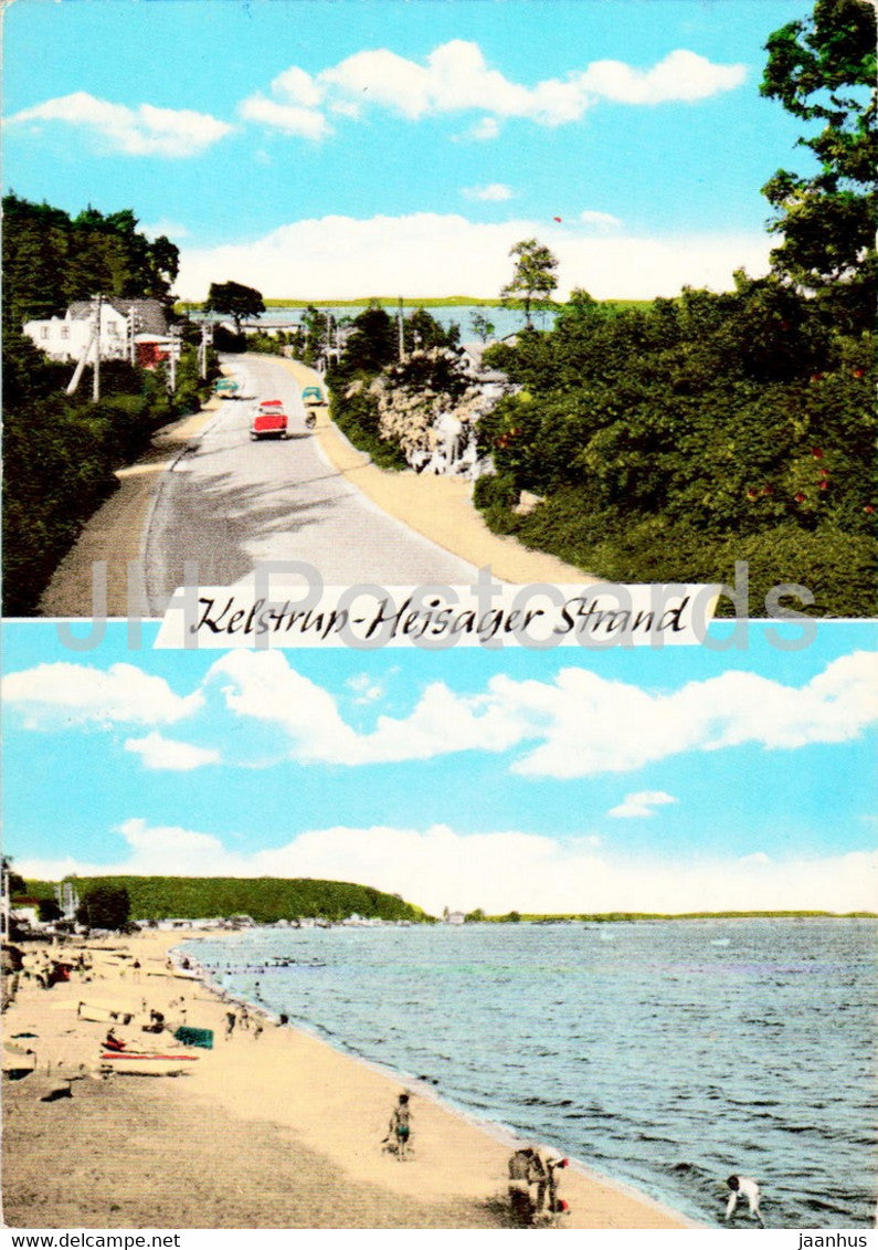 Kelstrup - Hejsager Strand - beach - 1981 - Denmark - used - JH Postcards
