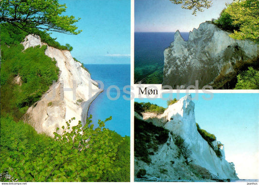 Mons Klint - cliff - multiview - MO 8 - 1991 - Denmark - used - JH Postcards