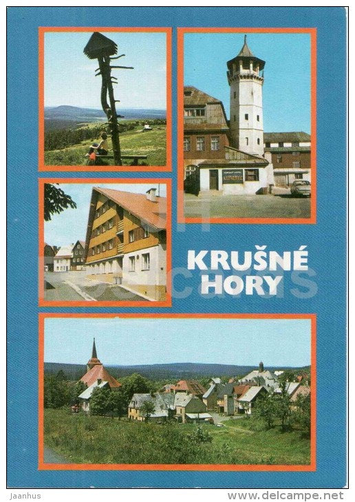 Krusne Hory - hotel Klinovec - Bozi dar - cottage - Czechoslovakia - Czech - unused - JH Postcards