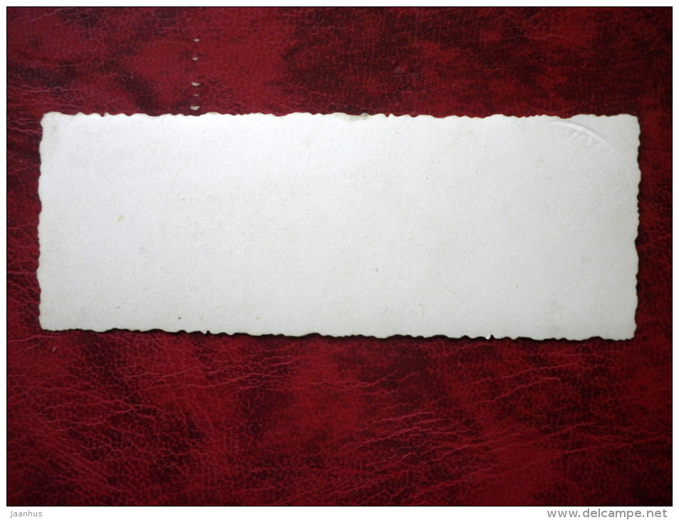 engagement card - Tallinn 1936 - mini card - Estonia  - unused - JH Postcards