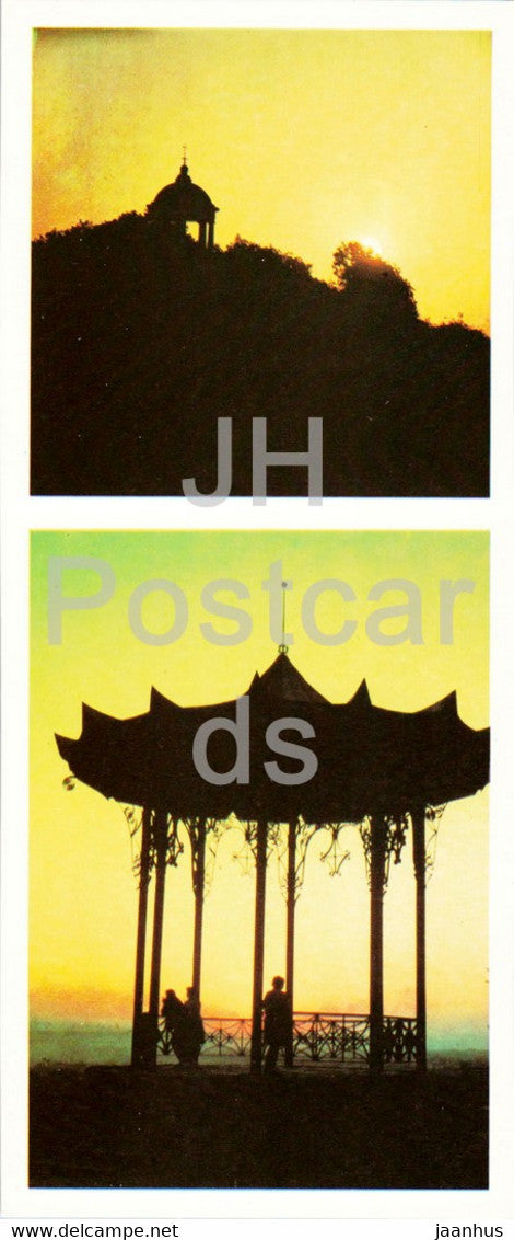 Pyatigorsk - Aolean Harp pavillion - Chinese style rotunda - 1983 - Russia USSR - unused - JH Postcards