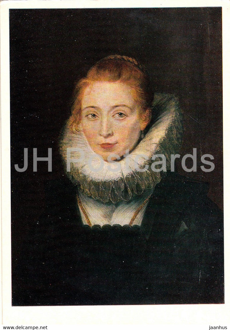 painting by Peter Paul Rubens - Portrait of a maid - Infanta Isabella - Flemish art - 1972 - Russia USSR - unused - JH Postcards