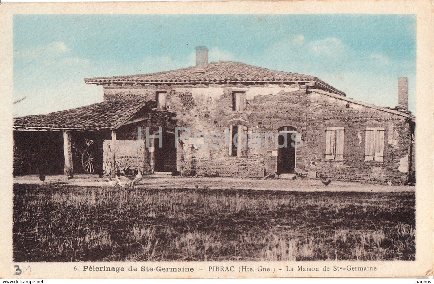 Pelerinage de Ste Germaine - Pibrac - La Maison de Ste Germaine - 6 - old postcard - France - used - JH Postcards