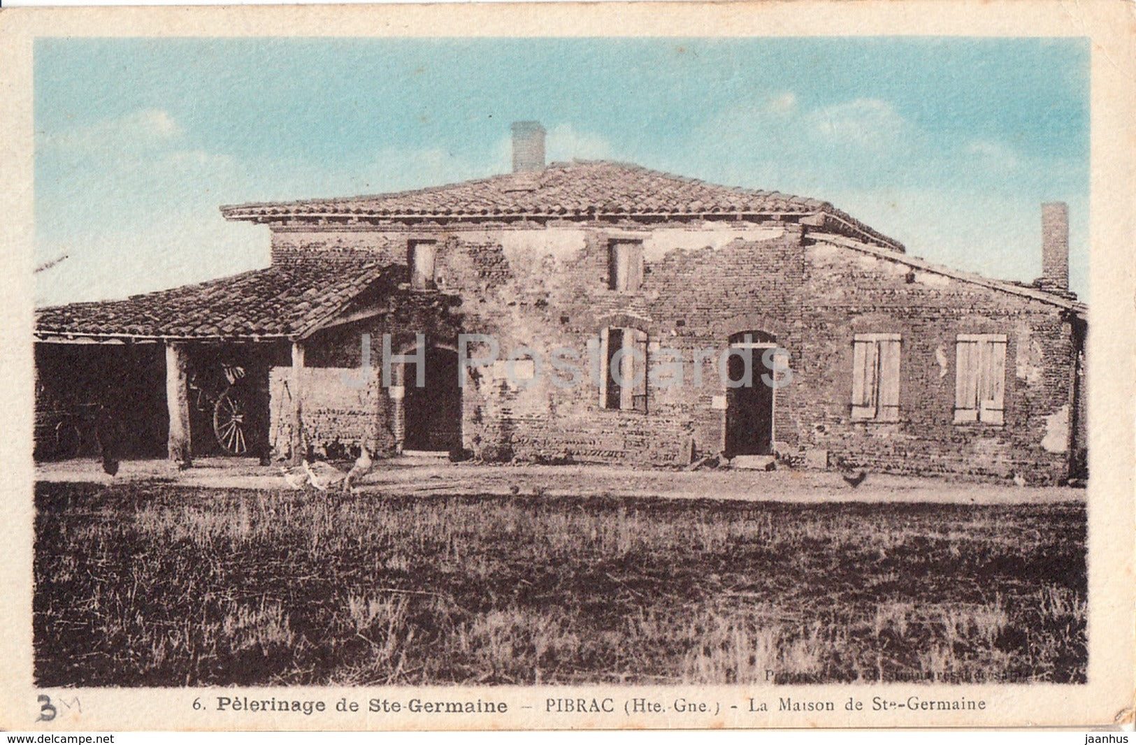 Pelerinage de Ste Germaine - Pibrac - La Maison de Ste Germaine - 6 - old postcard - France - used - JH Postcards