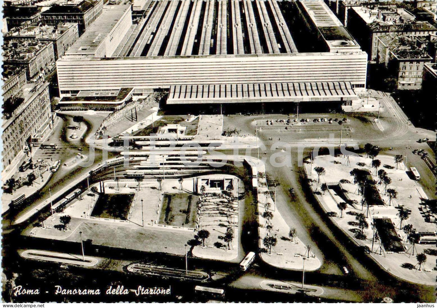 Roma - Rome - Panorama della Stazione - railway station - 88 - Italy - unused - JH Postcards