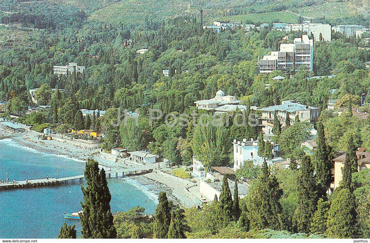 Gurzuf - Sea Dock - Crimea - 1990 - Ukraine USSR - unused - JH Postcards