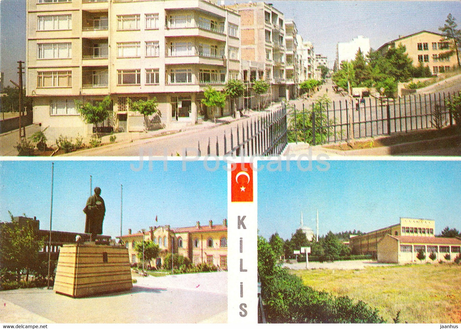 Kilis - architecture - monument - houses - multiview - 1987 - Turkey - used - JH Postcards