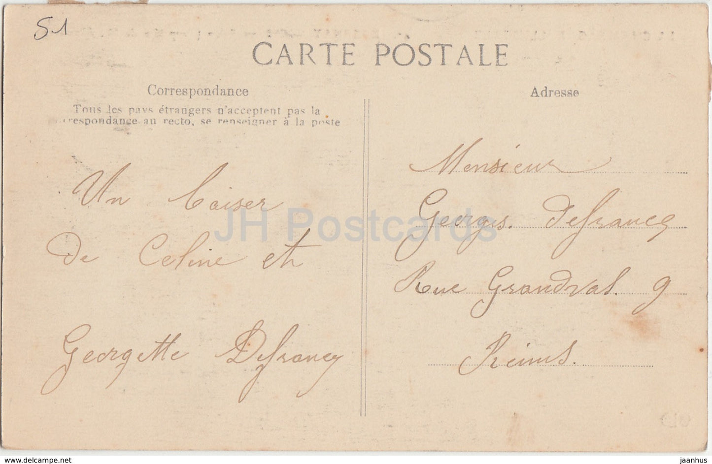 Epernay - Chateau Pekin - La Champagne Illustree - castle - 47 - 1913 - old postcard - France - used