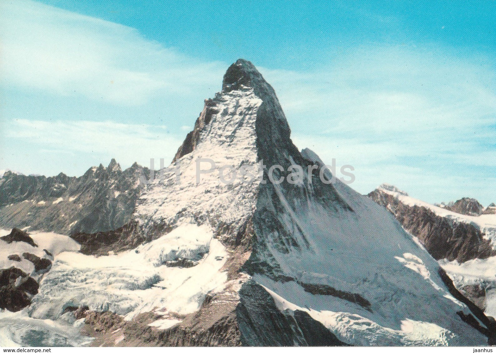 Matterhorn vom Gornergrat 4476 m - 1121 - Switzerland - unused - JH Postcards