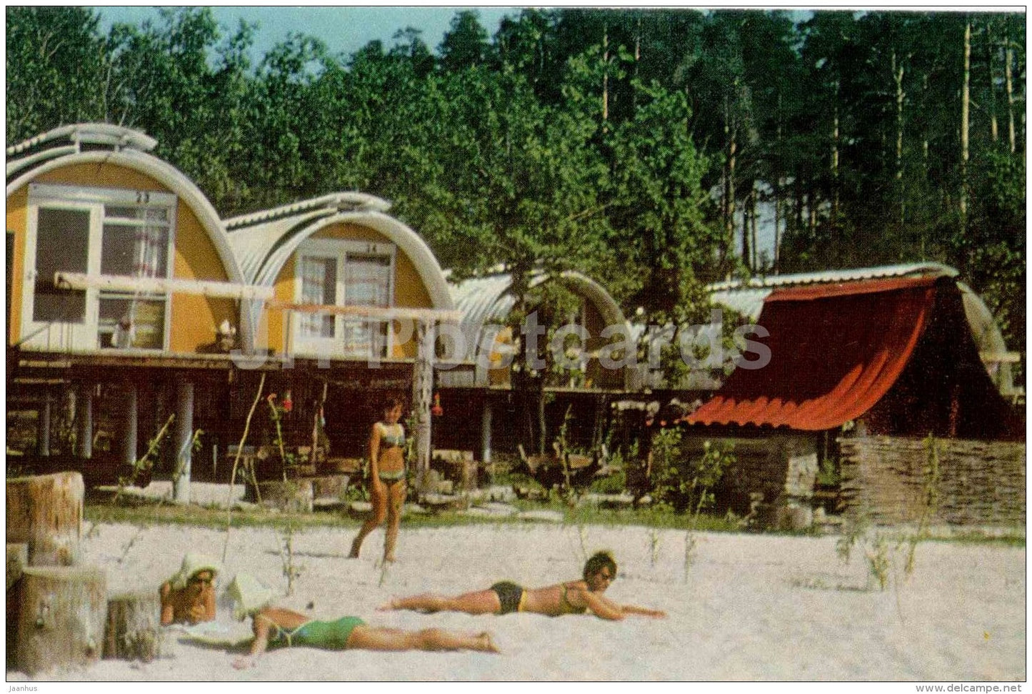international Youth Camping Volga - Kazan - 1969 - Russia USSR - unused - JH Postcards
