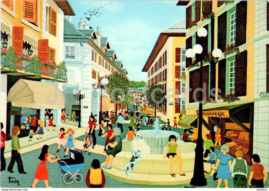 Peinture Agnes Laine - Toun - 73290 La Motte Servolex - France - unused - JH Postcards