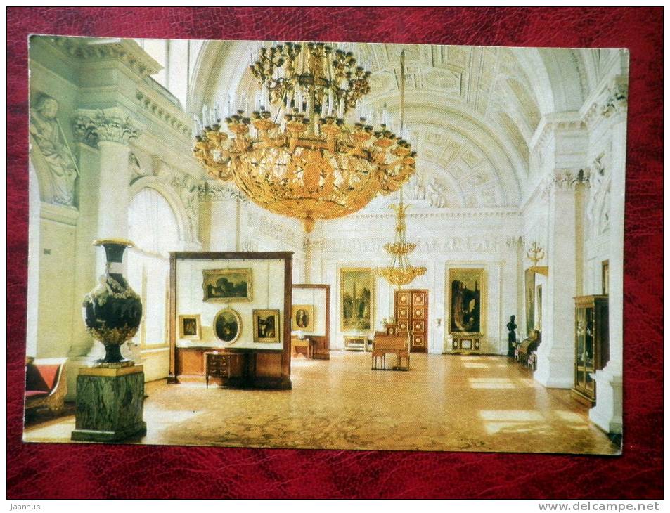 Leningrad - St. Petersburg - Winter Palace. White Hall - 1968 - Russia - USSR - unused - JH Postcards