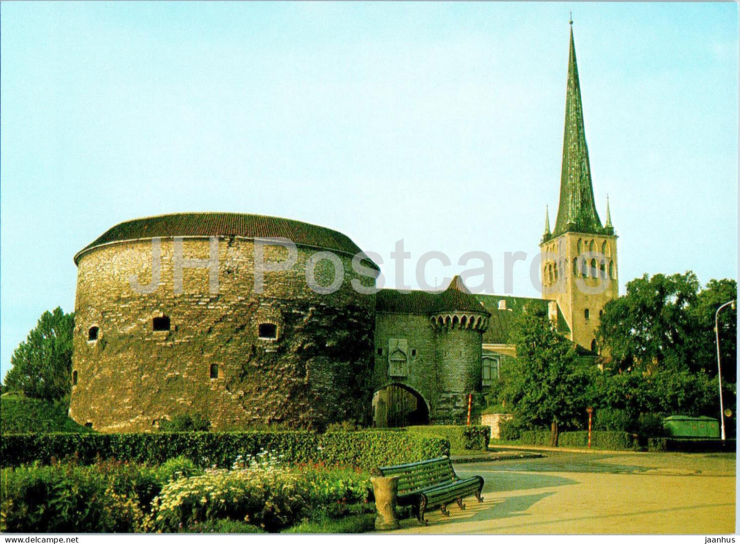 Tallinn - tower Stout Margarita - Paks Margareeta - Intourist - Estonia USSR - unused - JH Postcards