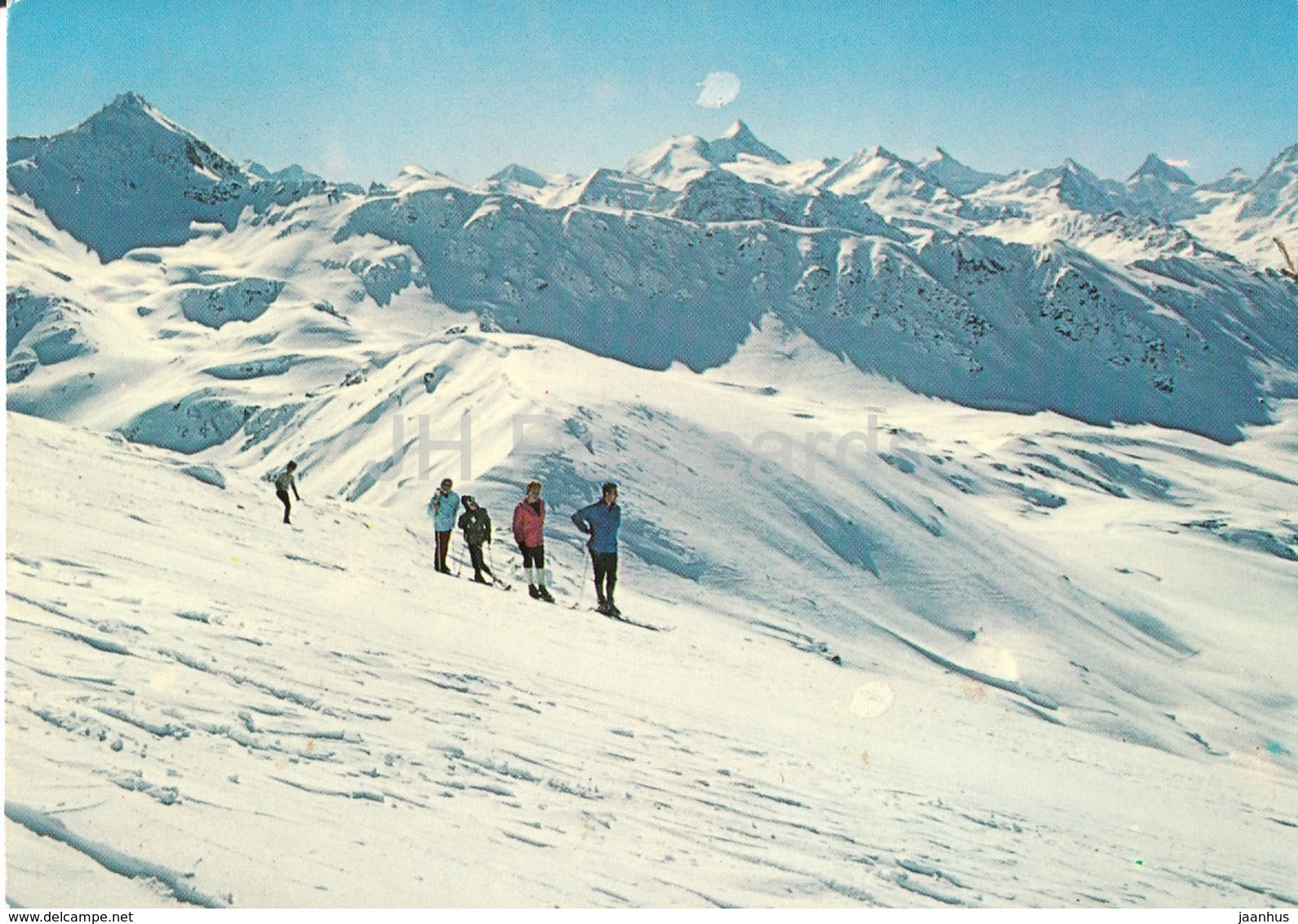 Le Cervin et les majestueux 4000 du Val d'Anniviers - 122 - 1974 - Switzerland - used - JH Postcards