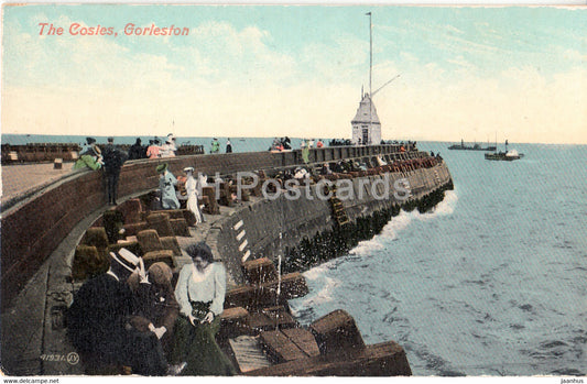 Gorleston - The Cosies - old postcard - England - United Kingdom - unused - JH Postcards