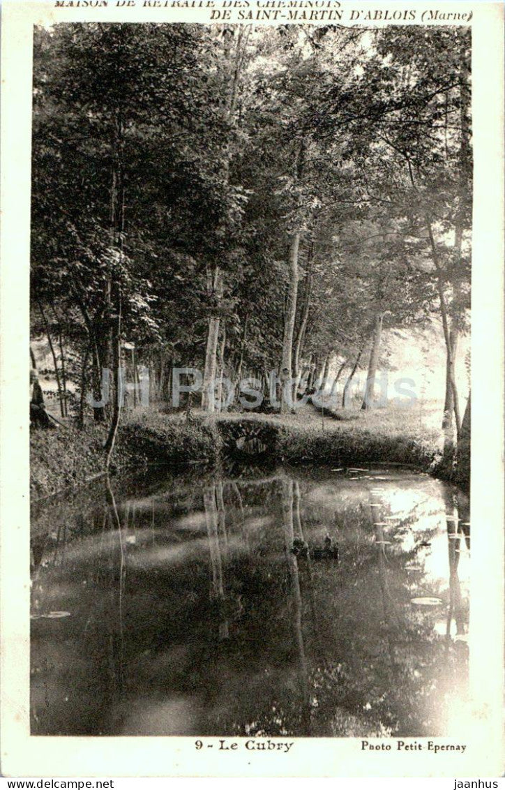 Le Cubry - Maison de Retraite des Cheminots de Saint Martin D'Ablois - 9 - 1 - old postcard - France - used - JH Postcards