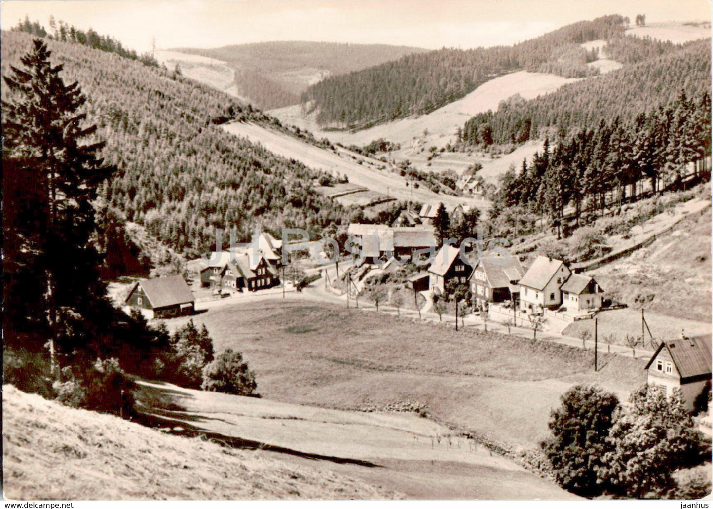 Heubach - Thur - old postcard - Germany DDR - used - JH Postcards