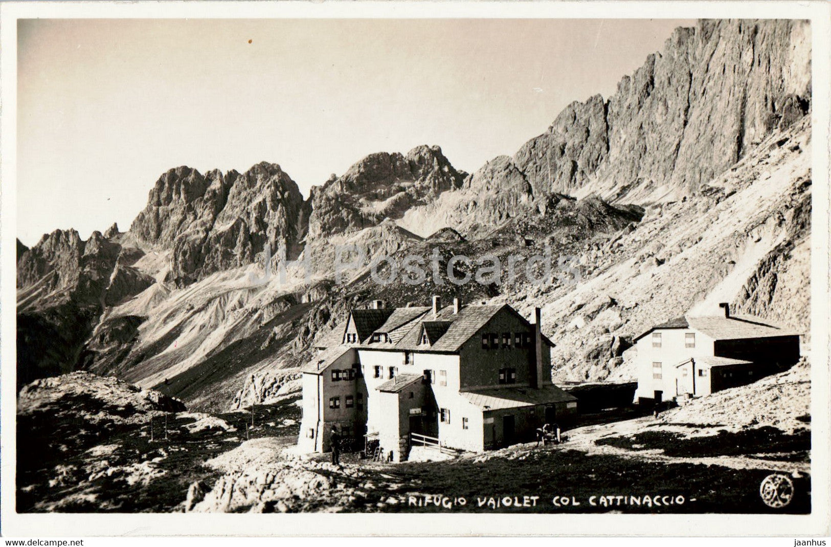 Rifugio Vaiolet col Cattinaccio - Catinaccio - old postcard - Italy - unused - JH Postcards
