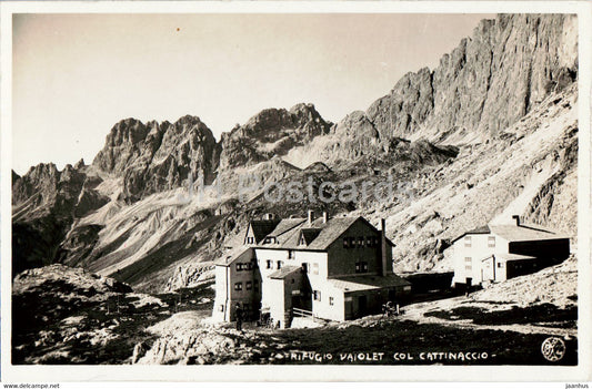 Rifugio Vaiolet col Cattinaccio - Catinaccio - old postcard - Italy - unused - JH Postcards