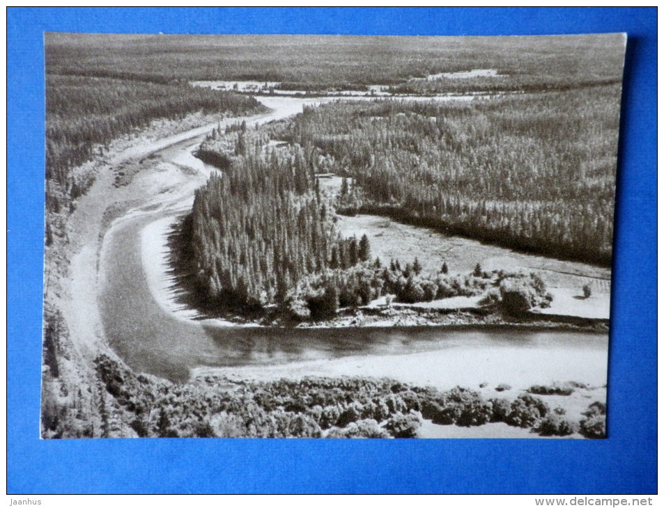 Nyui river valley - Yakutia - Yakut ASSR - 1963 - Russia USSR - unused - JH Postcards
