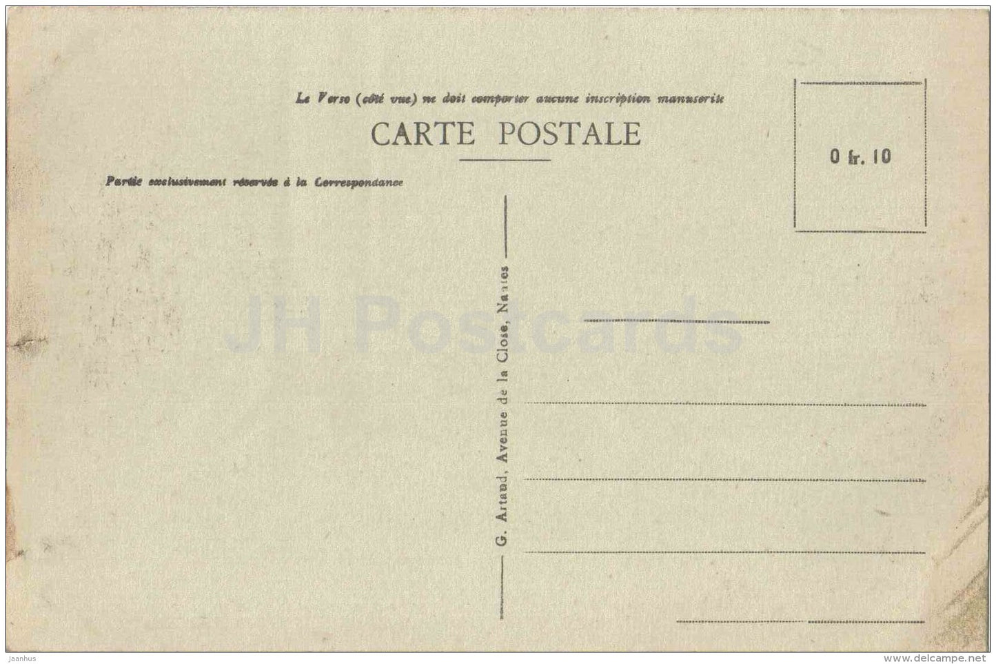 Quai de Bacalan Le Paquebot Europe , des Chargeurs Reunis - Bordeaux  port - ship - France - 218 - old postcard - unused - JH Postcards