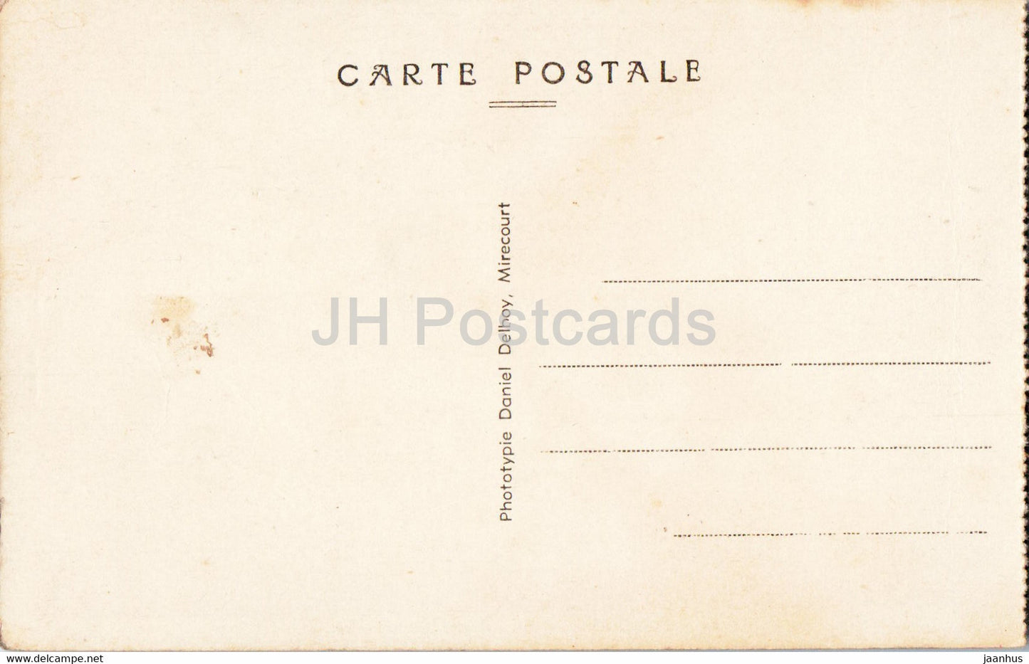 Baccarat - Roches des Moines - 34 - carte postale ancienne - France - inutilisée