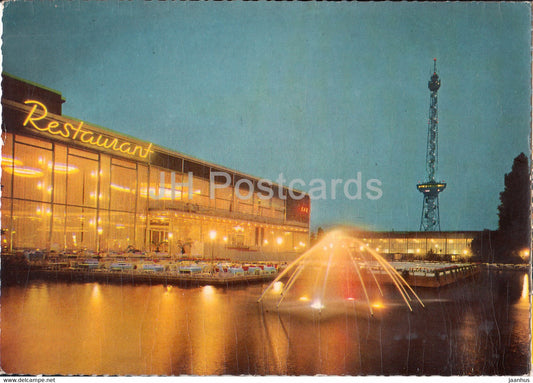 Berlin - restaurant - 1962 - Germany - used - JH Postcards