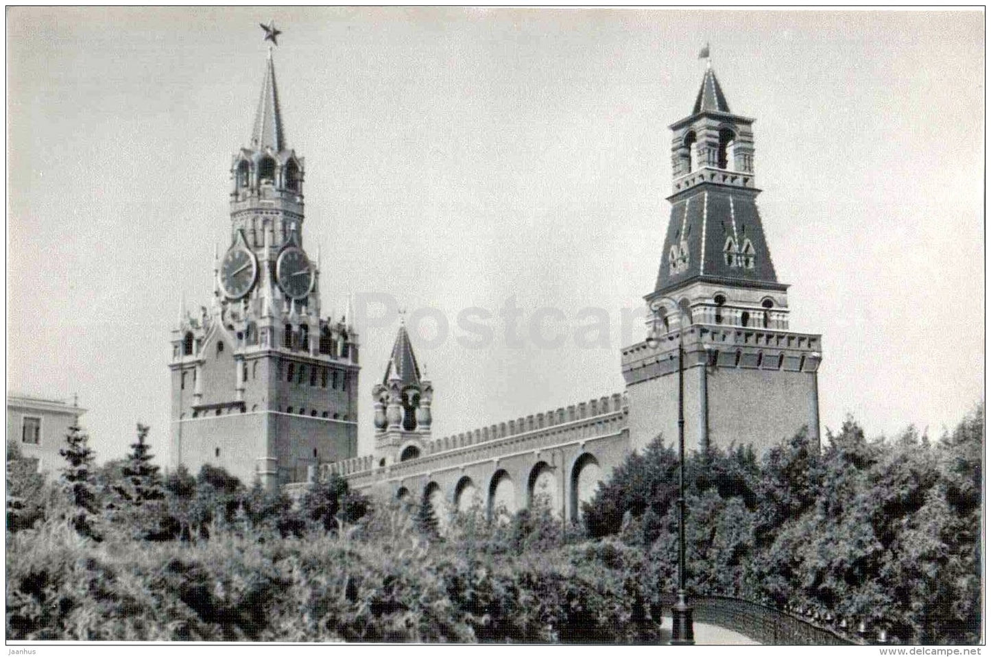 Spasskaya , Tsarskaya , Nabatnaya - Moscow Kremlin - 1958 - Russia USSR - unused - JH Postcards