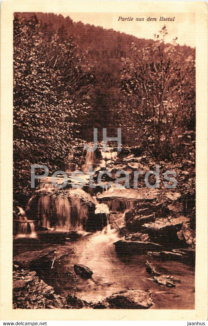Partie aus dem Ilsetal - old postcard - Germany - used - JH Postcards